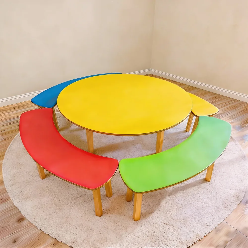 Round Preschool Activity Table Ayodhya
